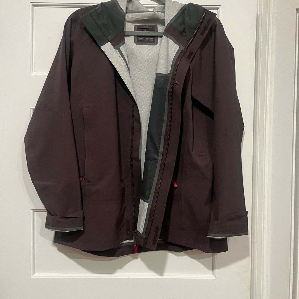 REI Women's Raisin Flash Stretch Rain Jacket